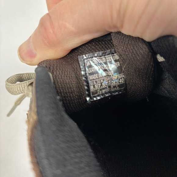 Sketchers Sport Men's Size 8.5 Sneaker Brown/Black Leather NWOT - Picture 11 of 11